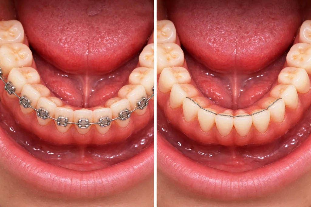 несъемный ретейнер после брекетов