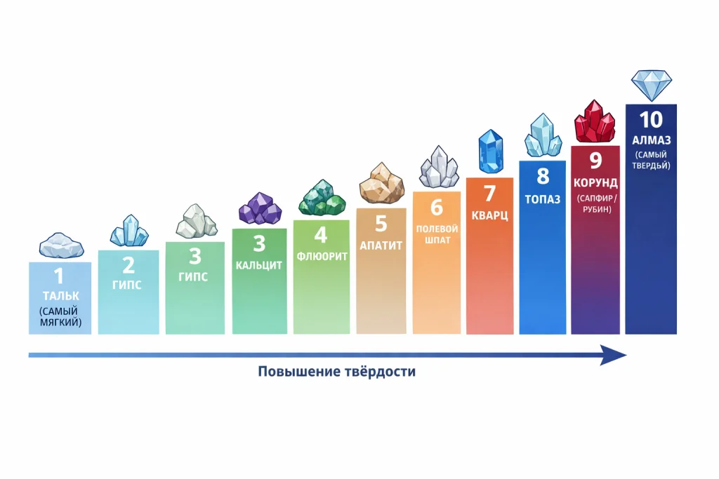 Шкала твердости минералов